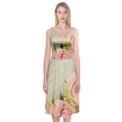 Roses 2218680 960 720 Midi Sleeveless Dress by vintage2030