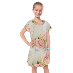 Roses 2218680 960 720 Kids  Drop Waist Dress by vintage2030