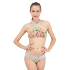 Roses 2218680 960 720 High Neck Bikini Set