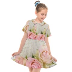 Roses 2218680 960 720 Kids  Short Sleeve Shirt Dress