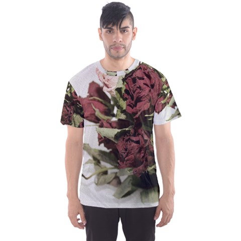 Roses 1802790 960 720 Men s Sports Mesh Tee by vintage2030