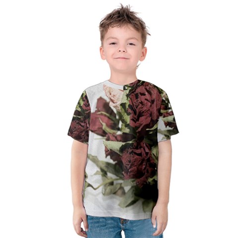 Roses 1802790 960 720 Kids  Cotton Tee by vintage2030