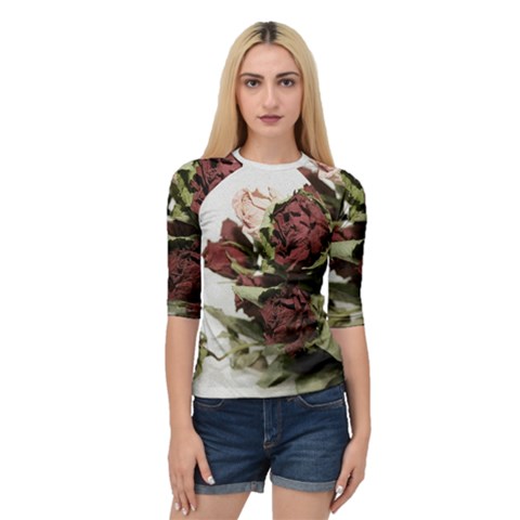 Roses 1802790 960 720 Quarter Sleeve Raglan Tee by vintage2030