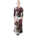 Roses 1802790 960 720 Quarter Sleeve Wrap Maxi Dress View2