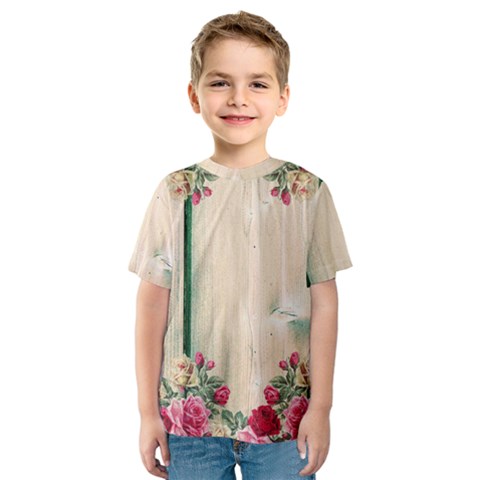 Roses 1944106 960 720 Kids  Sport Mesh Tee by vintage2030