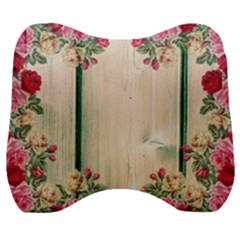 Roses 1944106 960 720 Velour Head Support Cushion