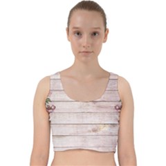 On Wood 1975944 1920 Velvet Racer Back Crop Top