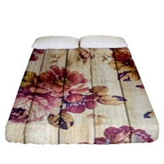 On Wood 1897174 1920 Fitted Sheet (queen Size) by vintage2030