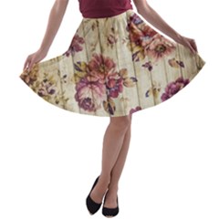 On Wood 1897174 1920 A-line Skater Skirt by vintage2030