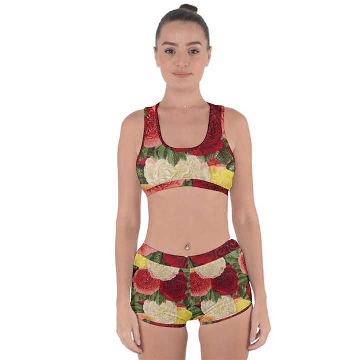 Flowers 1776429 1920 Racerback Boyleg Bikini Set