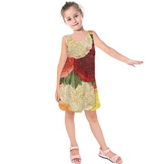 Flowers 1776429 1920 Kids  Sleeveless Dress by vintage2030