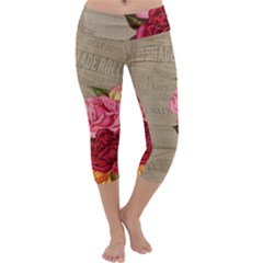 Flower 1646069 1920 Capri Yoga Leggings by vintage2030