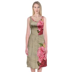 Flower 1646069 1920 Midi Sleeveless Dress by vintage2030