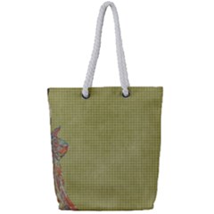 Background 1619142 1920 Full Print Rope Handle Tote (small)