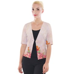 Flower 1646045 1920 Cropped Button Cardigan by vintage2030