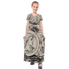 Young 1515867 1280 Kids  Short Sleeve Maxi Dress