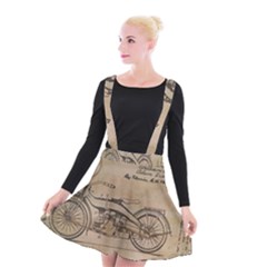 Motorcycle 1515873 1280 Suspender Skater Skirt by vintage2030