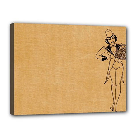 Flapper 1515869 1280 Canvas 16  X 12  (stretched) by vintage2030