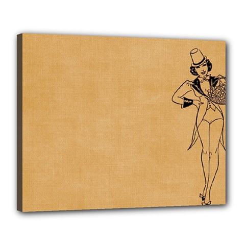 Flapper 1515869 1280 Canvas 20  X 16  (stretched) by vintage2030