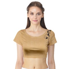 Flapper 1515869 1280 Short Sleeve Crop Top by vintage2030