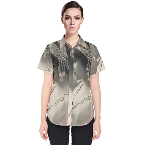 Vintage 1501540 1920 Women s Short Sleeve Shirt by vintage2030