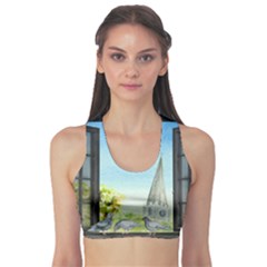 Town 1660455 1920 Sports Bra by vintage2030