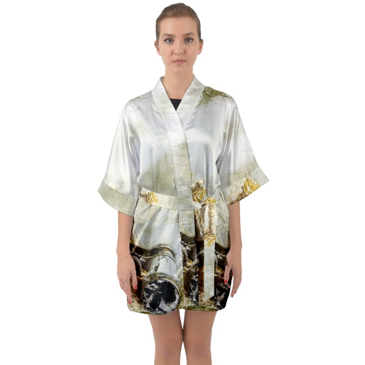 Background 1660942 1920 Quarter Sleeve Kimono Robe