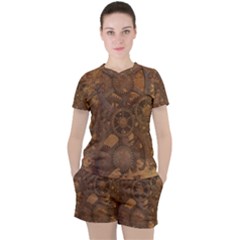 Background 1660920 1920 Women s Tee And Shorts Set