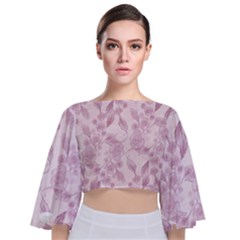 Background 1659228 1920 Tie Back Butterfly Sleeve Chiffon Top by vintage2030