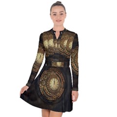 Steampunk 1636156 1920 Long Sleeve Panel Dress by vintage2030