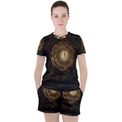 Steampunk 1636156 1920 Women s Tee And Shorts Set