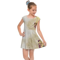 Background 1659622 1920 Kids Cap Sleeve Dress by vintage2030