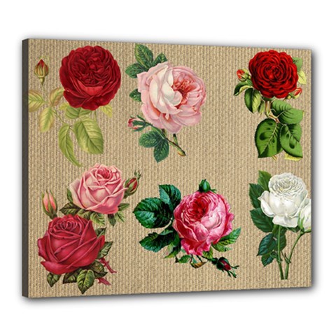 Flower 1770189 1920 Canvas 24  X 20  (stretched) by vintage2030