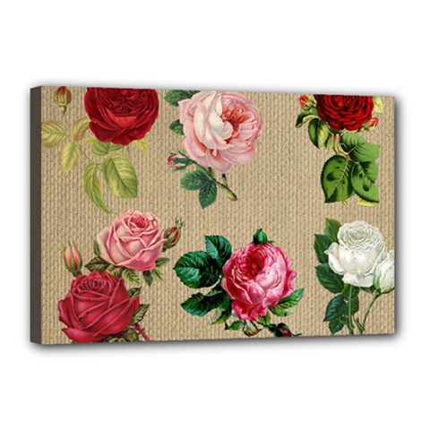 Flower 1770189 1920 Canvas 18  X 12  (stretched) by vintage2030