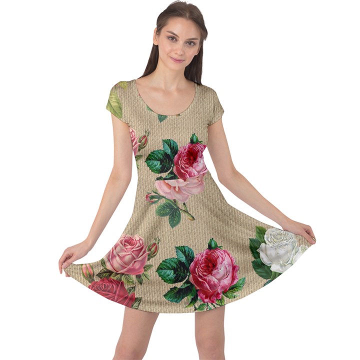 Flower 1770189 1920 Cap Sleeve Dress