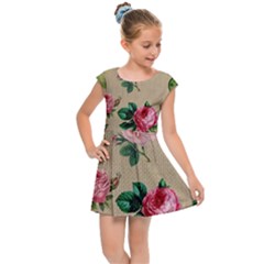 Flower 1770189 1920 Kids Cap Sleeve Dress by vintage2030