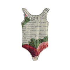 Flowers 1776422 1920 Kids  Frill Swimsuit