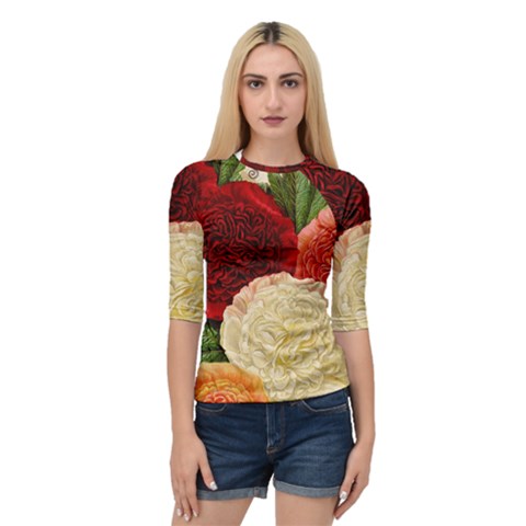 Flowers 1776584 1920 Quarter Sleeve Raglan Tee by vintage2030