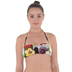 Flowers 1776534 1920 Halter Bandeau Bikini Top by vintage2030