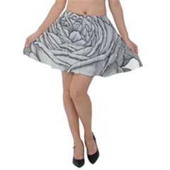 Flowers 1776610 1920 Velvet Skater Skirt