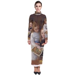 Vintage 1501537 1280 Turtleneck Maxi Dress