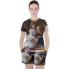 Vintage 1501537 1280 Women s Tee And Shorts Set