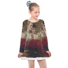 Vintage 1501598 1280 Kids  Long Sleeve Dress