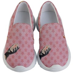 Vintage Lady Kid s Lightweight Slip Ons by vintage2030