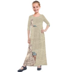 Background 1775324 1920 Kids  Quarter Sleeve Maxi Dress