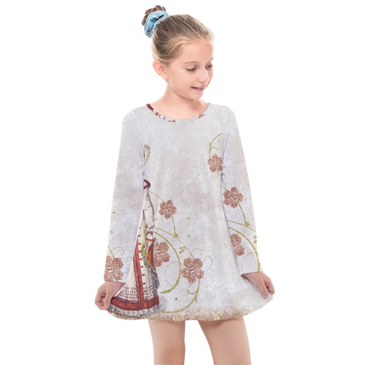 Background 1775358 1920 Kids  Long Sleeve Dress