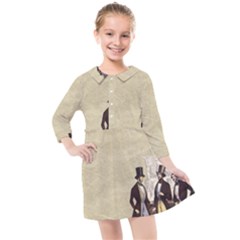 Background 1775359 1920 Kids  Quarter Sleeve Shirt Dress by vintage2030