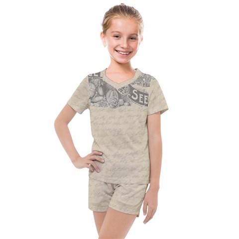 Background 1776472 1920 Kids  Mesh Tee And Shorts Set by vintage2030