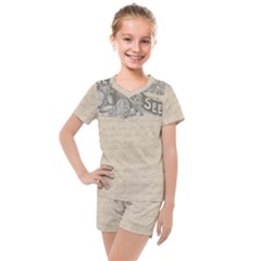 Background 1776472 1920 Kids  Mesh Tee And Shorts Set