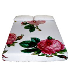 Roses 1770165 1920 Fitted Sheet (queen Size) by vintage2030